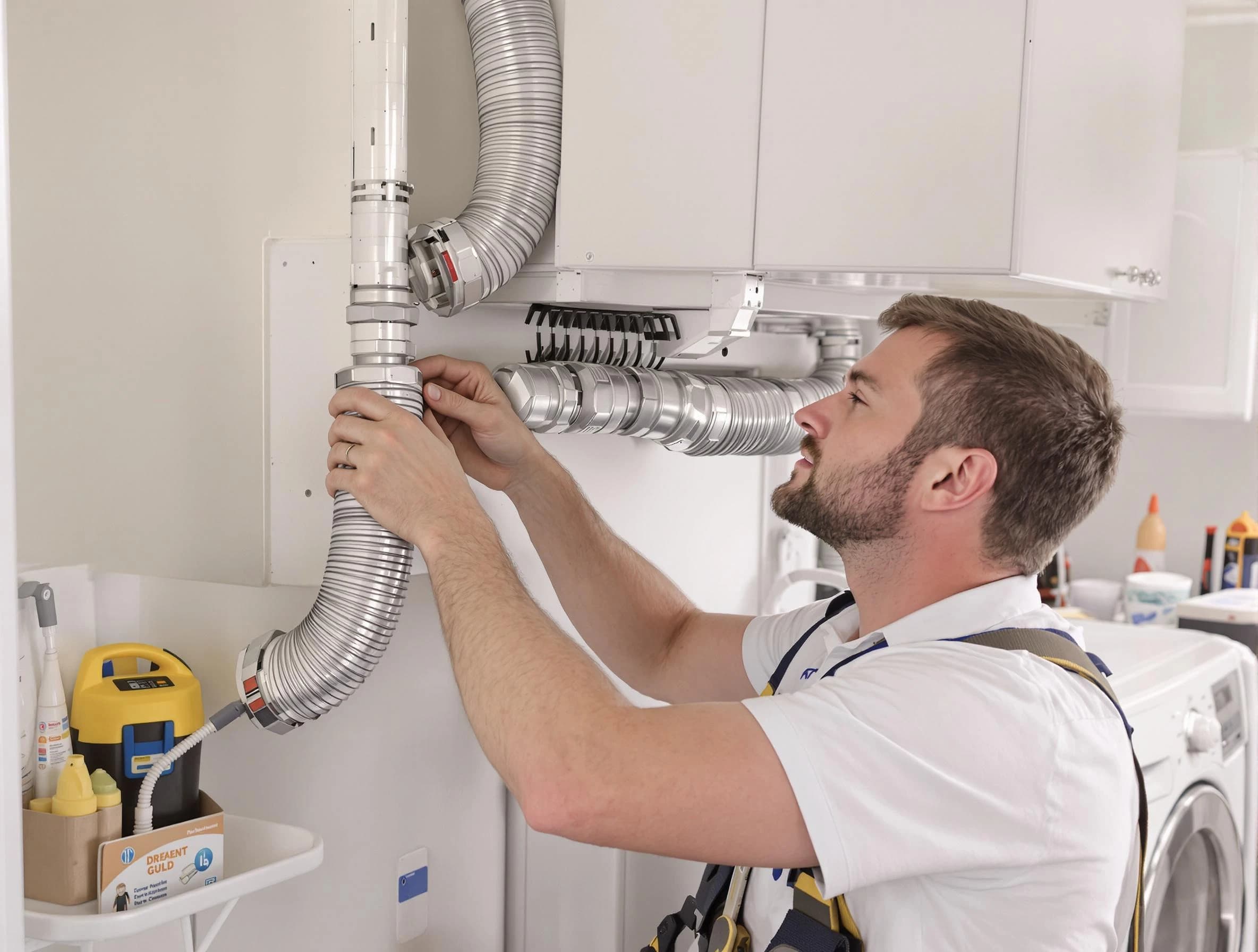 Professional dryer vent repair and installation by Acton Dryer Vent Cleaning in Acton