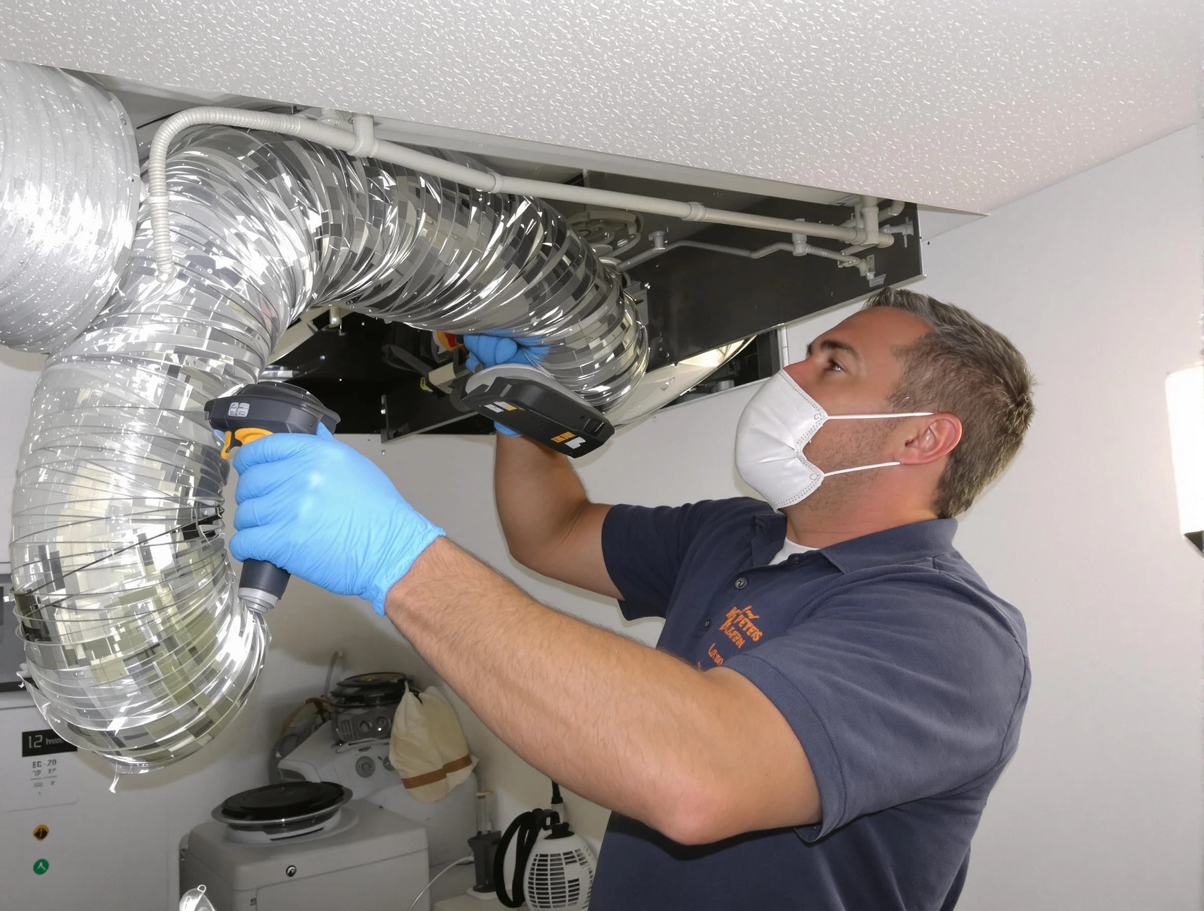 Acton Dryer Vent Cleaning professional performing thorough residential dryer vent cleaning in Acton