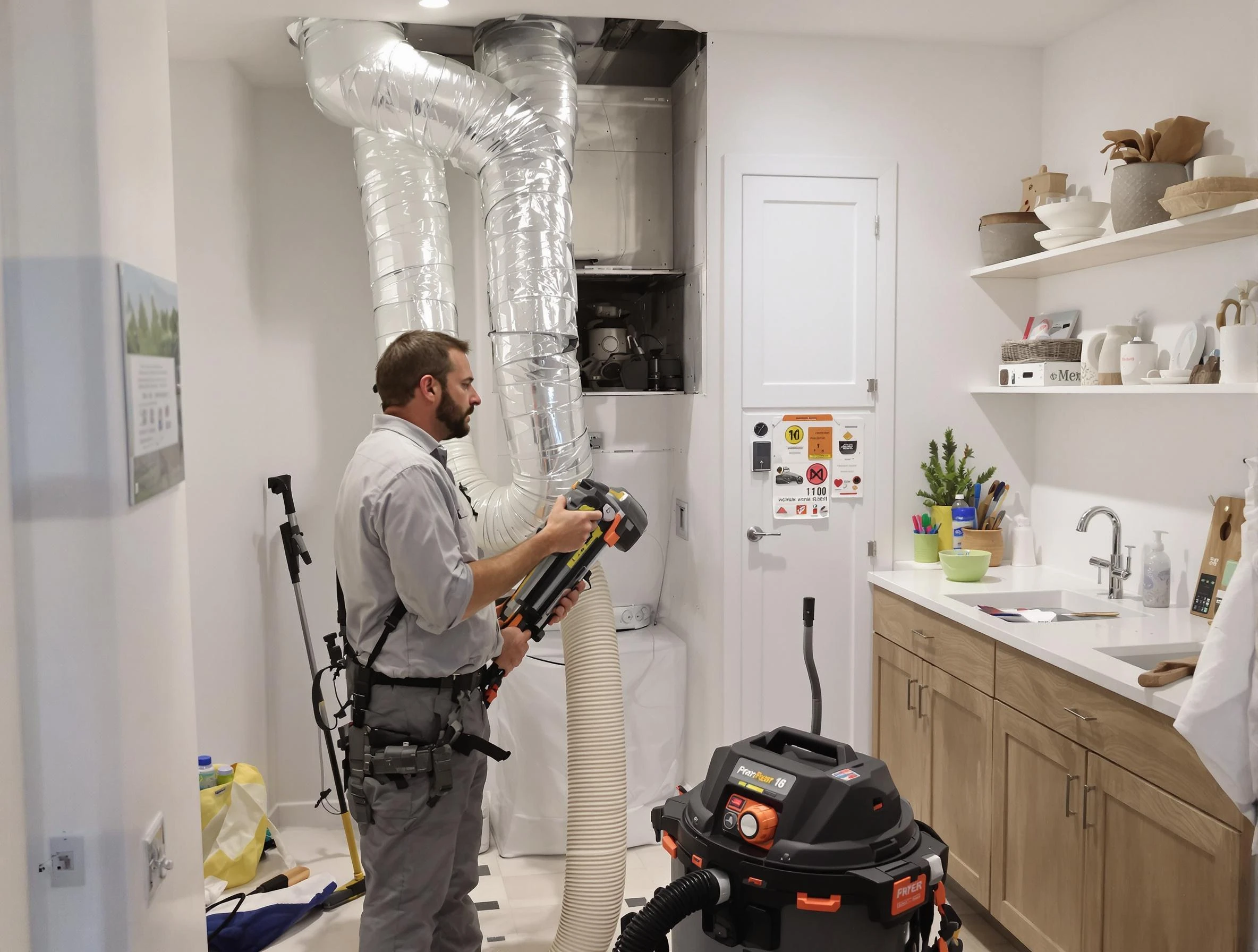 Clogged Dryer Vent Cleaning in Acton